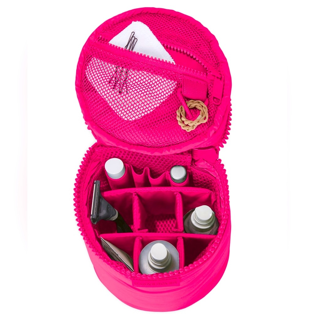 Sold out HOT PINK Dagne Dover Mika Toiletry Bag- Large Size- NWT